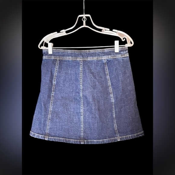 Madewell Mini Blue Jean Skirt - Picture 2 of 3